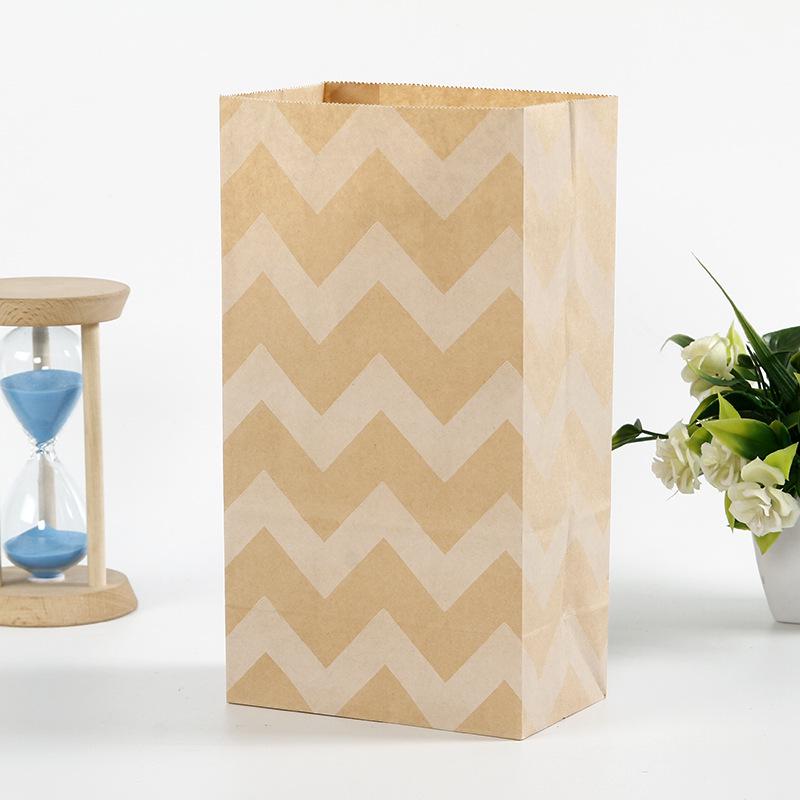 Крафт-пакеты в наличии - Креативная одноразовая упаковка для печенья и конфет на дни рождения (6 Дизайнов)