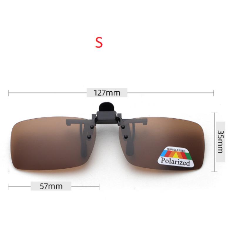 4 цвета, серые линзы, поляризационные солнцезащитные очки с откидной клипсой, UV 380, очки ночного видения для вождения, рыбалки, зажимы