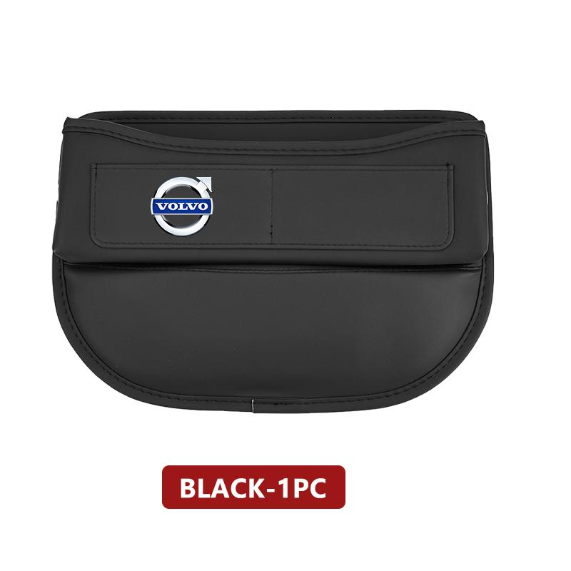 Three Port Car Seat Gap Storage Box Leather Gap Filling Organizer For Volvo V40 V60 C30 C70 S60 S80 S90 XC40 XC60 XC70 XC90 T6