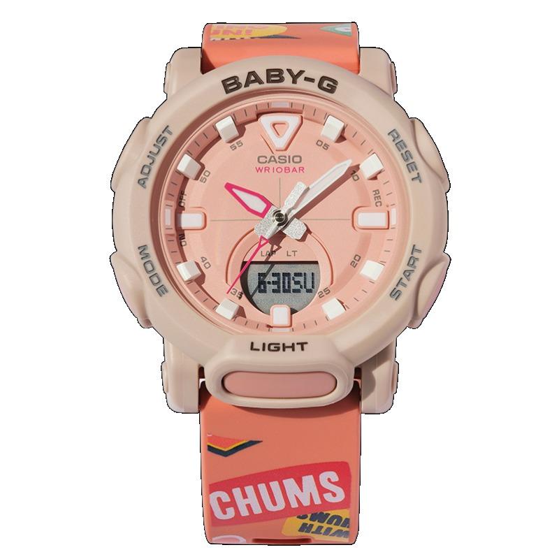 Casio Женские цифровые кварцевые часы Baby-G BGA-310-4A с полимерным ремешком, водонепроницаемостью 100 м, ударопрочные
