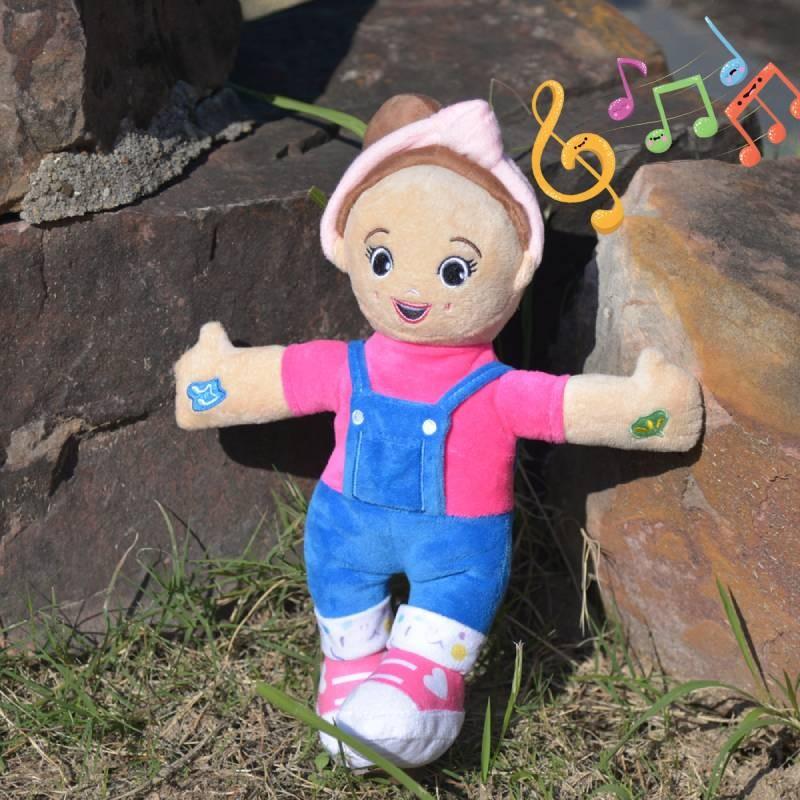 Ms. Rachel Interactive Plush Doll For Preschool Kids With Soft Pp Cotton Filling And English Teaching Features Perfect For Home And Bedroom Use