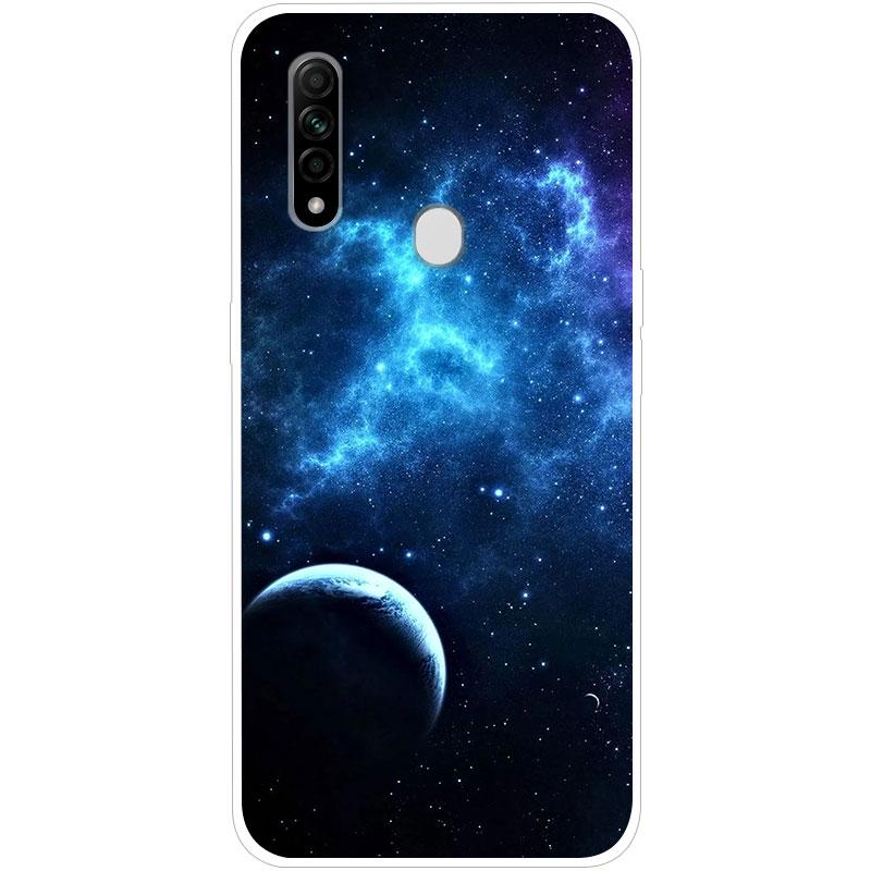 Для OPPO A31 OPPOA31 чехол Мягкая силиконовая задняя крышка чехол для телефона с рисунком Звездное небо