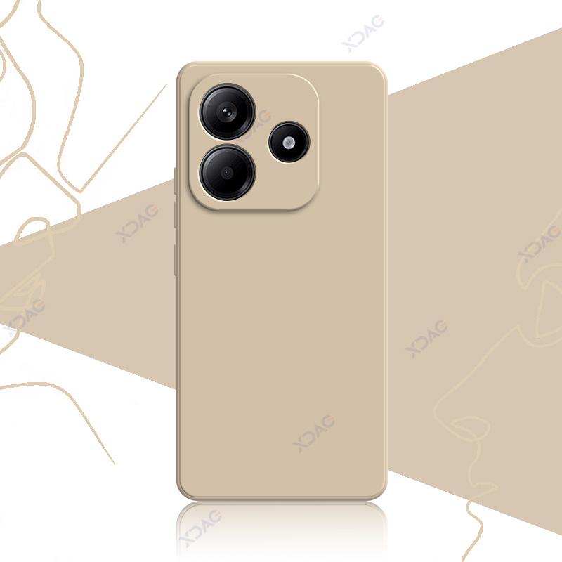 Роскошный модный милый чехол для Xiaomi Redmi Note 14 RedmiNote14 5G 360 мягкий квадратный жидкий силиконовый чехол для мобильного телефона