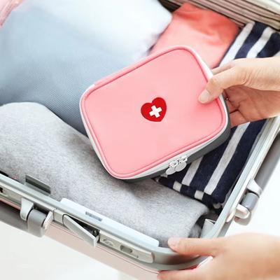 Пустая мини-сумка для домашней аптечки первой помощи, дорожная портативная сумка для лекарств, сумки для аварийного набора, сумка для хранения лекарств, маленький органайзер