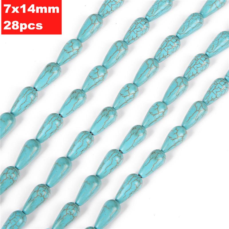Turquoise Loose Spacer Beads For DIY Jewelry Making Supplies