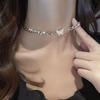 INS Chic Light Luxury Butterfly Diamond Choker - модное ожерелье в стиле хип-хоп для женщин