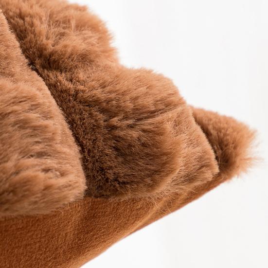 Прочная плюшевая наволочка из удобного полиэстера для дома