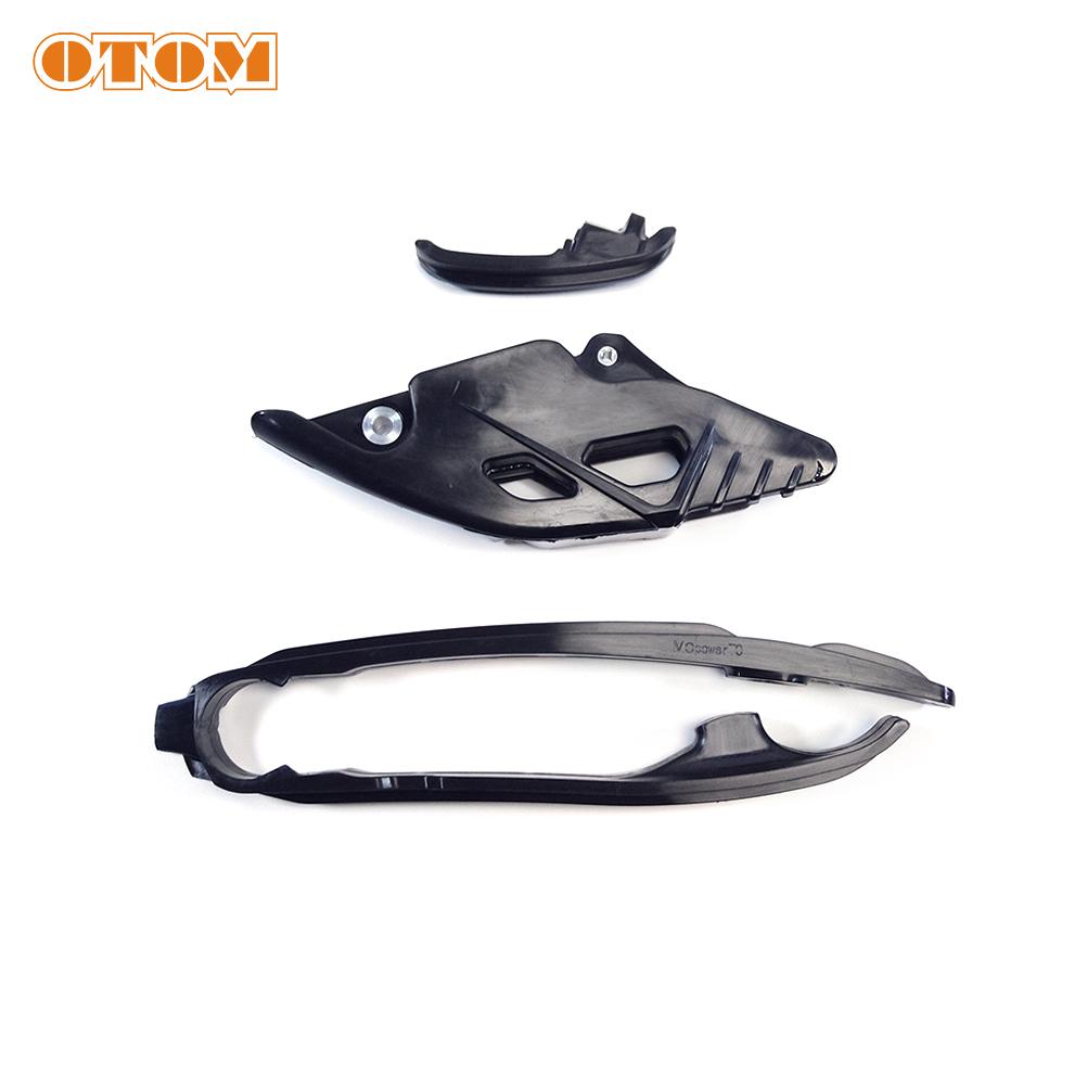 OTOM Motorcycle Swingarm Chain Slider Kit+Chain Guard Guide For KTM HUSQVARNA GASGAS SX SXF XC XCF EXC-F FC FE MC ECF 2023-2024