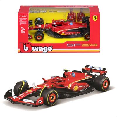 Bburago Модель 2024 года F1 Ferrari Карлос Сайнс Гоночный Спортивный Автомобиль Литая Модель Автомобиля Готовый Продукт 1/43 SF-24 #55 / 18-36844 (#55)