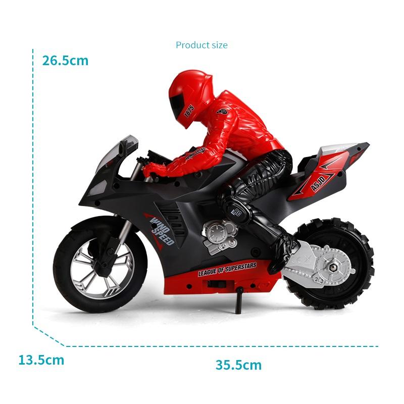 DG-801 1/6 Self-Balancing RC Motorcycle 6 Axis of Gyroscope Stunt Racing Motorcycle Plastic Mini Motorcycle Toy
