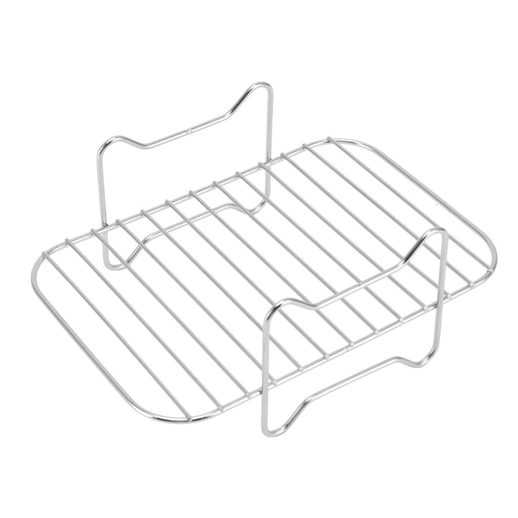 Fryer Stainless Steel Rack Fryer Accessories Multi Purpose Grilling Holder Outdoor BBQ Tools