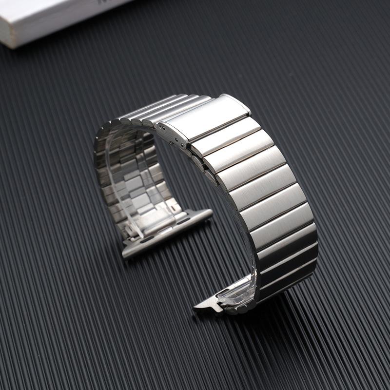 Нержавеющая сталь для Apple Watch Band Ultra 49 мм 45 мм 44 мм 41 мм 40 мм 46 мм 42 мм Металлический ремешок для iwatch Series 10 9 8 7 6 5 4 SE 3