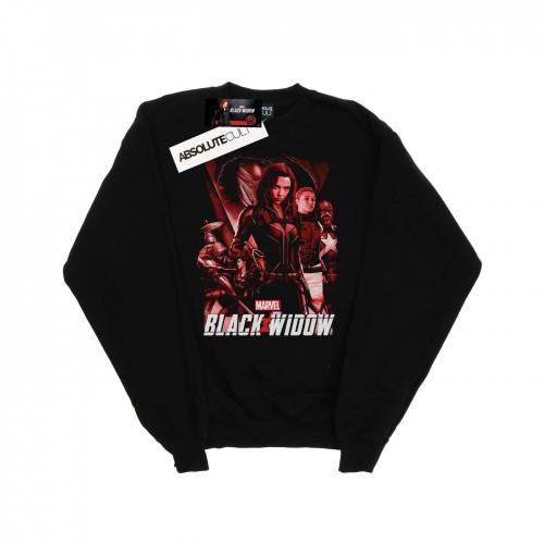Marvel Boys Black Widow Movie Red Group Sweatshirt