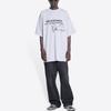 Balenciaga Футболка Свободный крой Мужская Серая 676589TLV571376