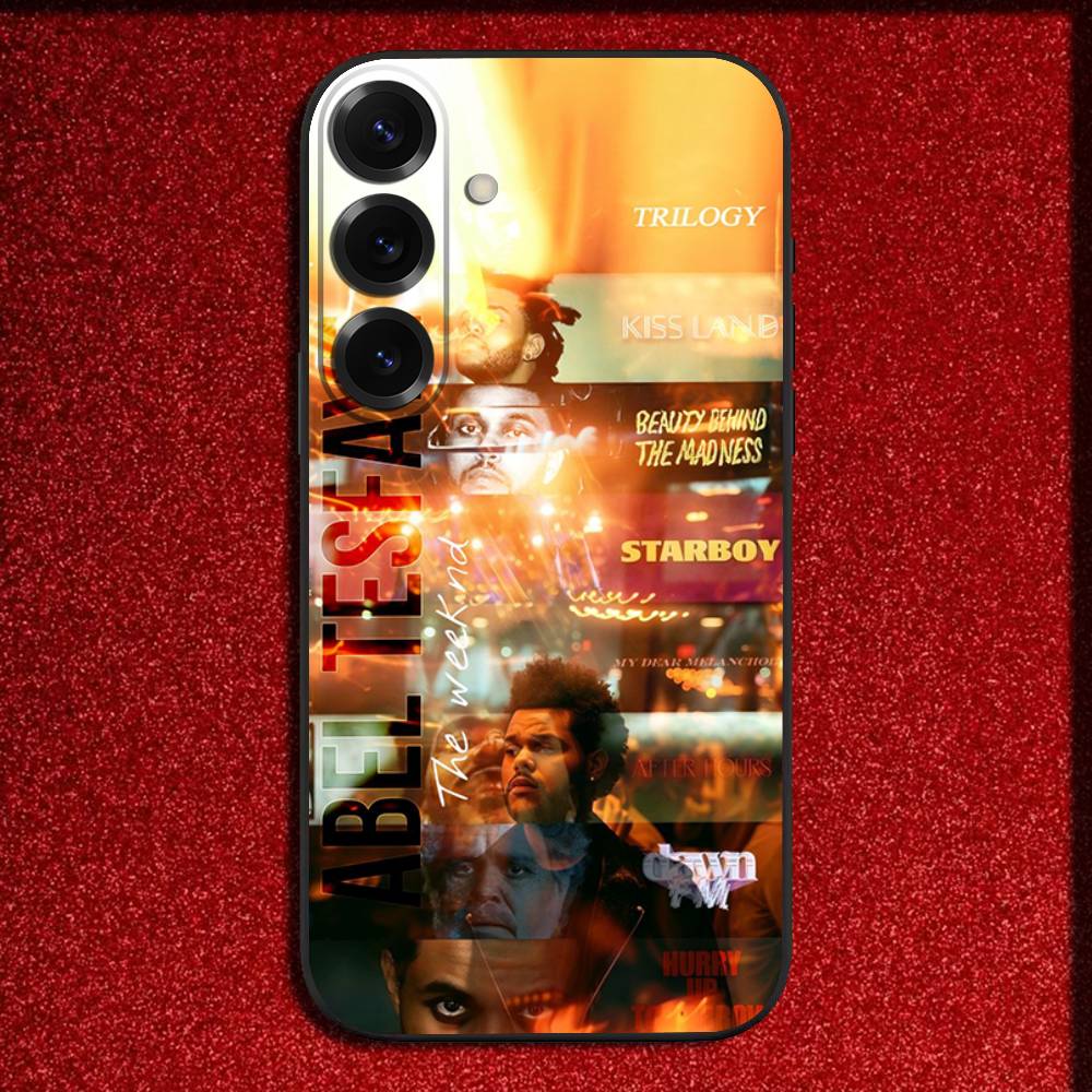 Чехол для телефона The W-Weeknd Hurry Up Tomorrow для Samsung S25, S24, S21, S22, S23, S30, Ultra, S20, Plus, Fe, Lite, 5G Черный