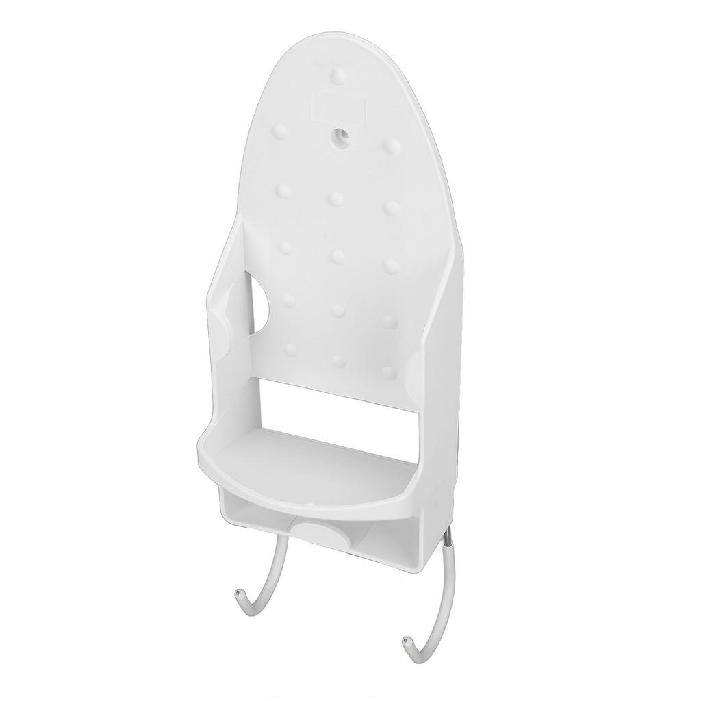 Electric Iron Holder Heat Resistant 2 In 1 Wall Mounted Iron Board Rack with Hook for Home