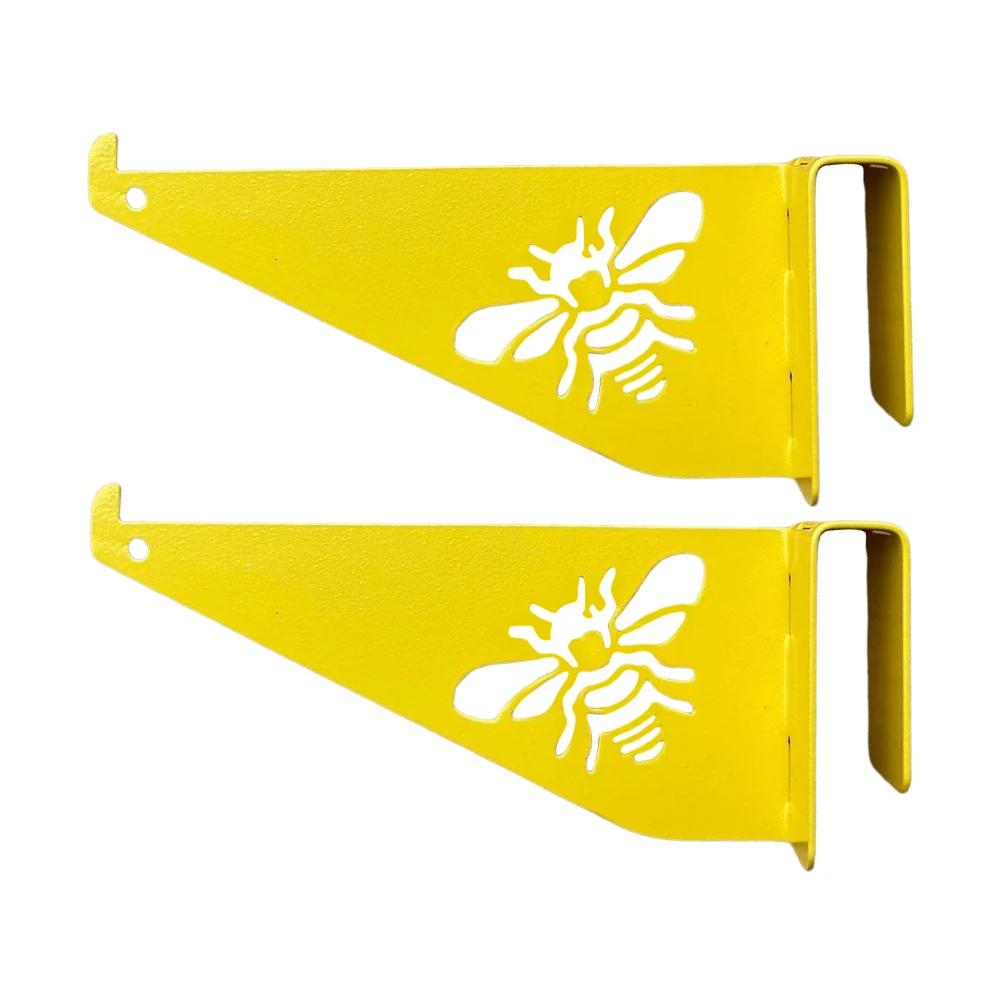 2Pcs Beehive Inspection Bracket Rust-Proof Beekeeping Bracket Beekeeping Tool Hive Frame Holder for Beekeeping Industry