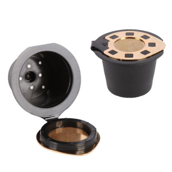 Чистые продукты, 3 шт., многоразовая капсульная чашка с фильтром для кофе из нержавеющей стали для Nespresso