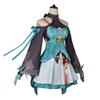 Игра Honkai Star Rail Qingque Косплей Костюм Платье Униформа Костюм Наряд Qing Que Аксессуары Одежда для Хэллоуина и Рождественской вечеринки