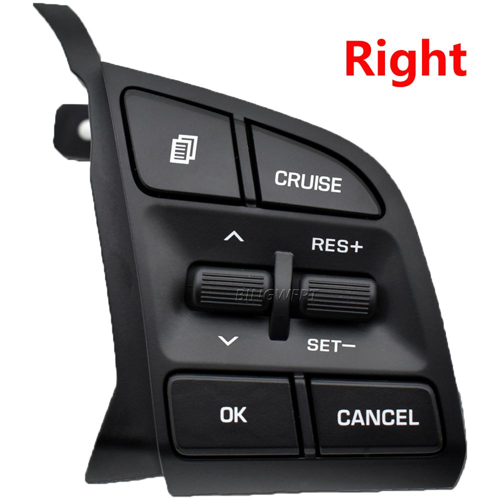 BINGWFPT Steering Wheel Buttons For Hyundai Tucson 2015-2019 Steering Wheel Cruise Control Button Switch 96720D3200