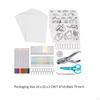 Shrink Film Papers Heat Shrinkable Sheet Materials for Scrapbook Charms Gift