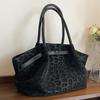 Casual Large-capacity Bag Women's 2025 Autumn New Retro Suede Portable Tote Bag Commuter Shoulder Bag