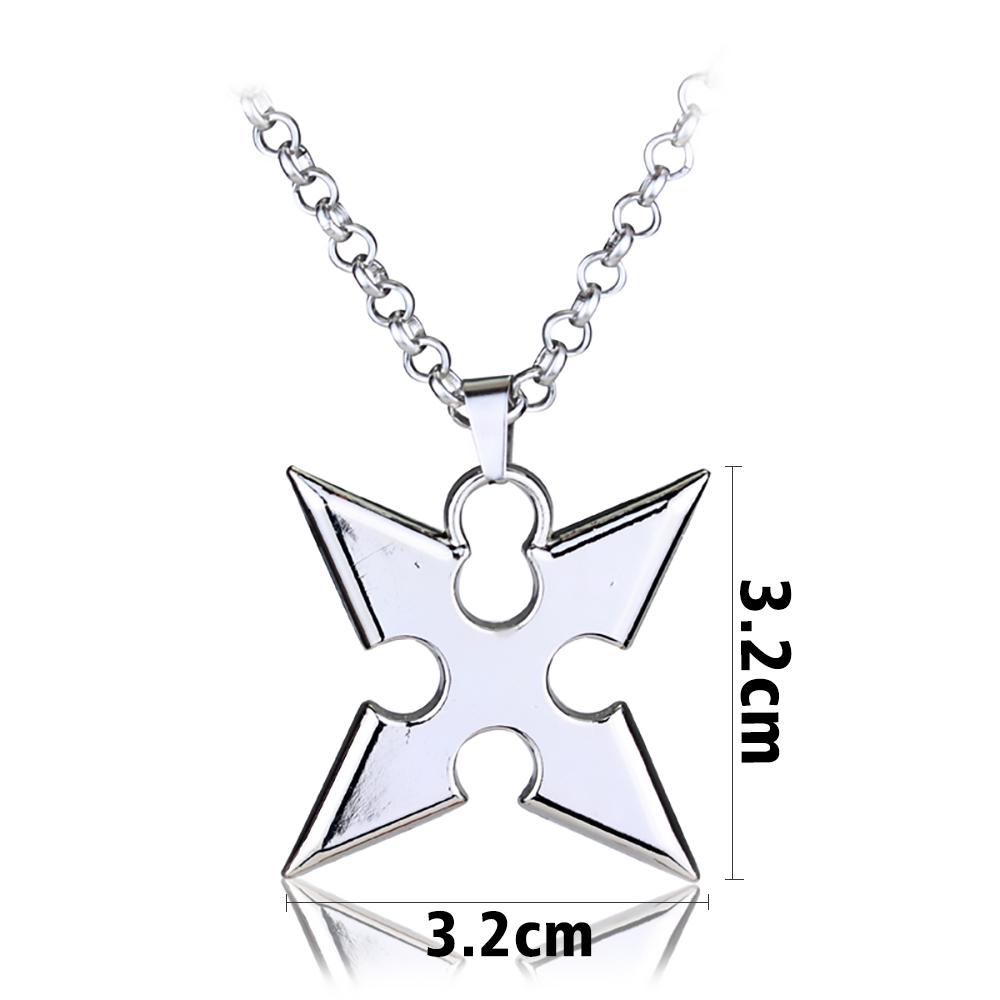 Kingdom Hearts Косплэй ожерелье из металлического сплава мультфильм Сора X Подвески Дартс веревочная цепь мужские ювелирные аксессуары подарки