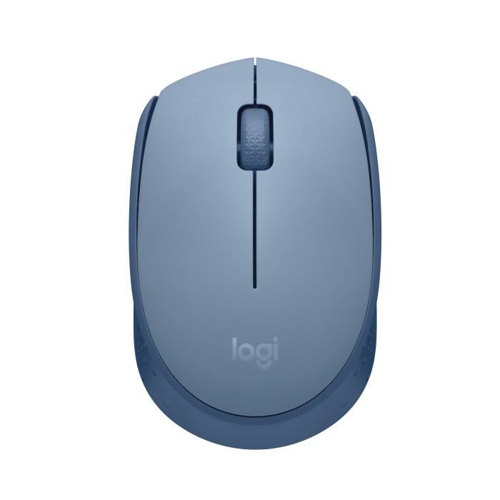 Мышь - Беспроводная - Logitech - M171 - Сине-серая - Для обеих рук