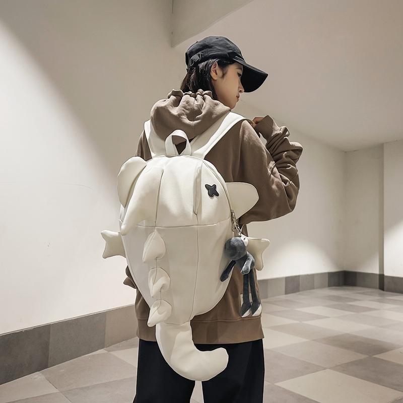 Мужской рюкзак с рисунком акулы для женщин, большой емкости, школьный рюкзак для школьников