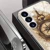 Гальванизированный золотой новый чехол для телефона для Samsung Galaxy S26 Ultra S25 Plus S24 S23 S22 fe закаленное стекло Художественные текстурные узоры