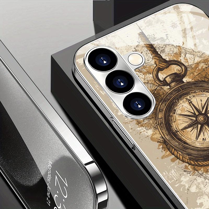 Гальванизированный золотой новый чехол для телефона для Samsung Galaxy S26 Ultra S25 Plus S24 S23 S22 fe закаленное стекло Художественные текстурные узоры
