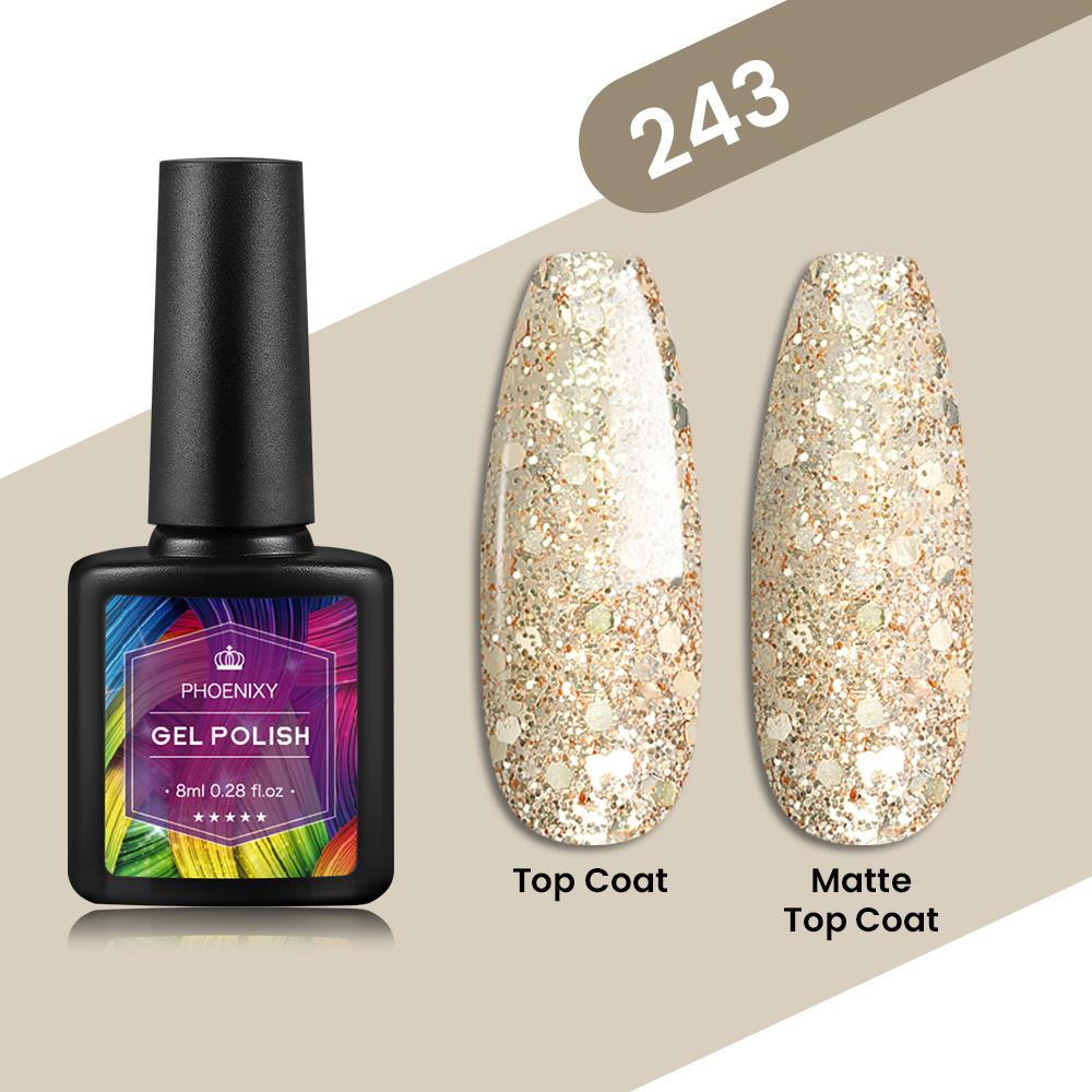 PHOENIXY 80 цветов, 8 мл гель-лак для ногтей, УФ-гель для ногтей, стартовый набор, замачиваемый гель-лак, гель-лак для ногтей, маникюр, DIY салон на дому