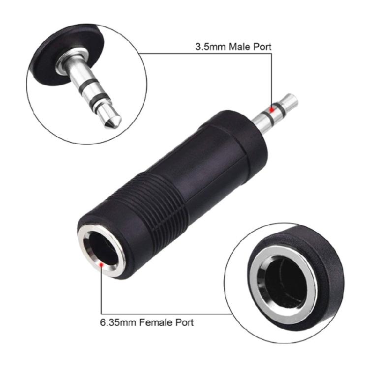 Стереоадаптер 1/4 дюйма гнездо на 1/8 дюйма штекер или 1/8 дюйма штекер на 1/4 дюйма гнездо, звуковые разъемы, штекер для гитары, цифрового пианино