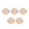 5Pcs Period Pads Cloth Water Resistant Reusable Bamboo Fiber Splicing Sanitary Pads Panty Liners