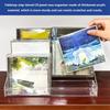 3-ярусный прозрачный акриловый держатель для CD Каскадная стойка для хранения CD