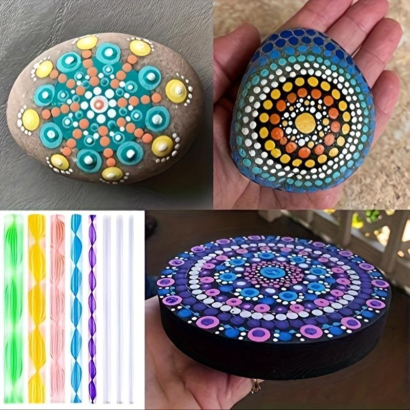 Набор инструментов для точечной росписи Мандала Полный набор для Dot Art со трафаретами, кистями и инструментами для поделок своими руками, нейл-арта для начинающих и продвинутых