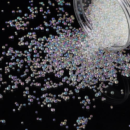 Цветной бисер с покрытием из стеклянных бусин без пор для изготовления украшений своими руками 30 г