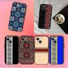 U-Украина Украшения P-Узор Чехол для телефона Для iPhone 17,16,15,14,13,12,11,Pro,XS,Max,XR,Plus,E,SE4,Mini Черный Мягкий Чехол
