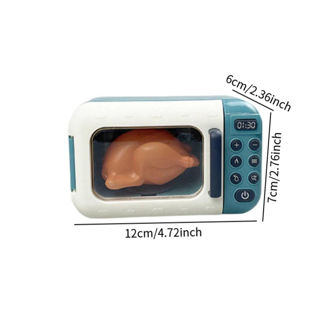 17Pcs Kids Pretend Play Microwave Cooking Utensils Set Interactive Kitchen Accessories Educational Learning Toy Birthday Gift