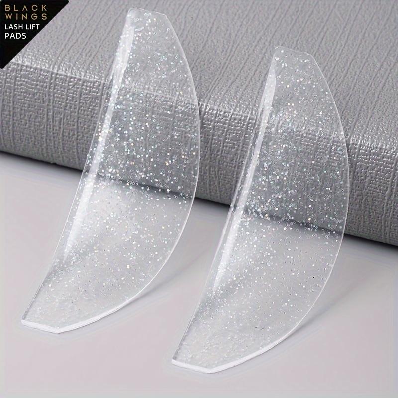 1 Pair Silicone Eyelash Perming Pads Professional Lash Curling and Lifting Tool with Sparkle Finish for Keratin Eyelash Extension