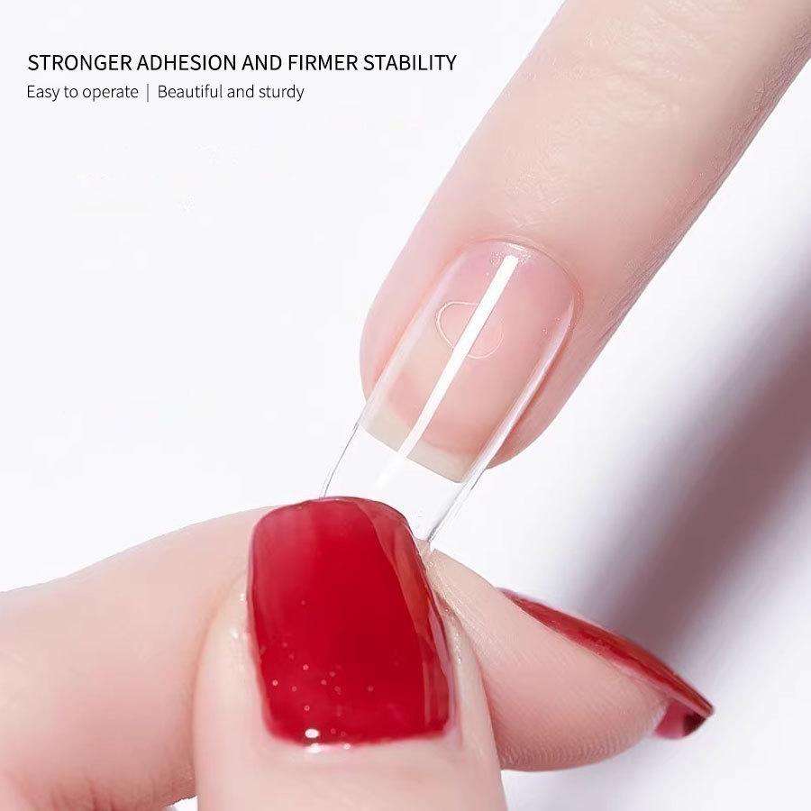 Профессиональный салонный клей для наращивания ногтей, твердый клей для нейл-арта, клей в тюбике для накладных ногтей, акрила и типсов
