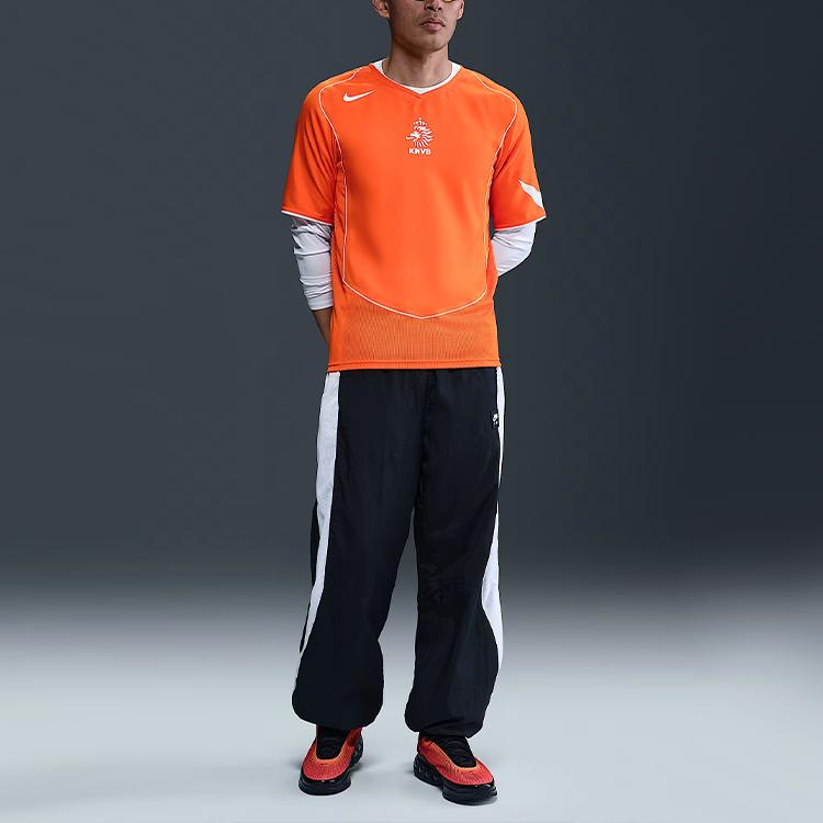 Nike Dri-Fit Устойчивые материалы Нидерланды 2004 Переиздание Удобная Мягкая Дышащая Быстросохнущая Спортивная Футбольная Футболка Мужские топы HV4427-819