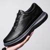 Модные мужские повседневные туфли из натуральной кожи, уличные кроссовки для бега, нескользящие мужские кроссовки, легкие мужские теннисные туфли, тренажеры для прогулок