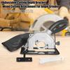 Angle Grinder Bracket with Adjustable Depth Stable Operation Anti-Slip Handle Dust Free Fixed Angle Grinder Holder