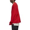 Y-3 Однотонный однобортный вязаный свитер унисекс, цвет Sun-Red IB4791