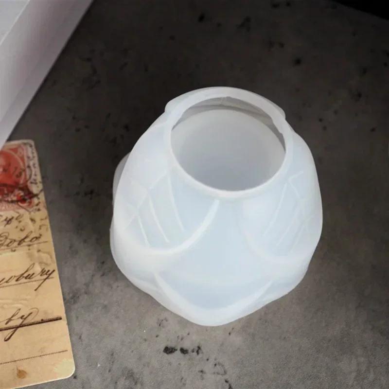 DIY Crystal Epoxy Resin Mold Rose Candlestick Ashtray Multifunctional Mirror Silicone Mold