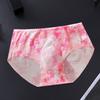 Мужские Ультратонкие Цветочные Сетчатые Трусы Прозрачные Sissy Pouch Трусы Мужские Мягкое Дышащее Нижнее Белье Cuecas Женские Трусы Для Мужчин