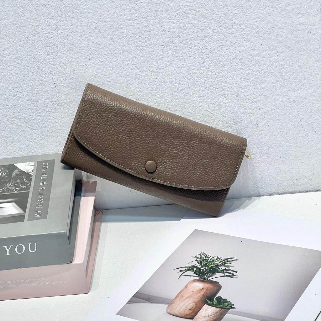 Женский кошелек, сумка на молнии в руке, длинный стиль.