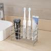 Easy to Clean Toothbrush Holder Stainless Steel Shower Table Bracket  Bathroom