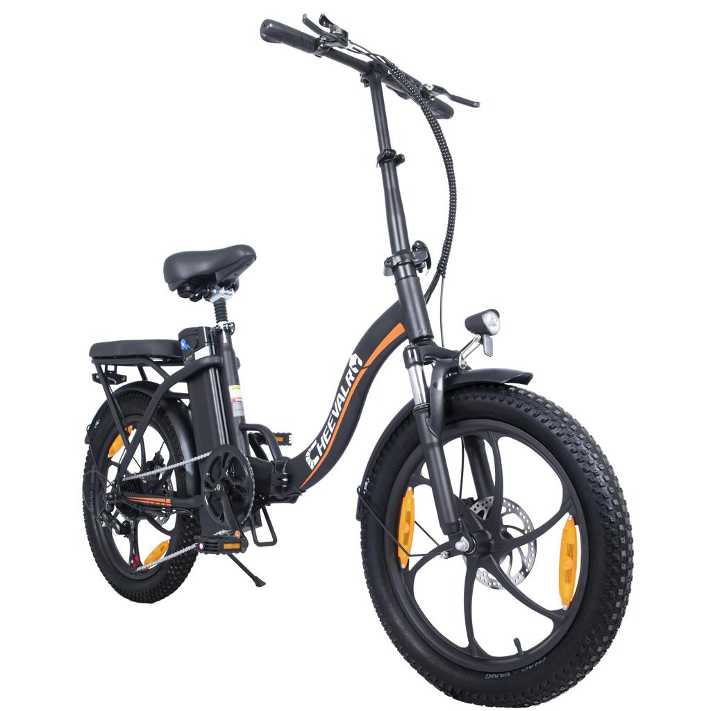 Cheevalry C16 20'' Electric Bike 250W 48V 16AH E-bike Foldable City Bike Adults